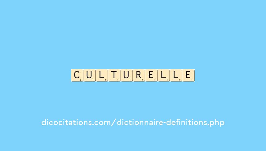 culturelle culturelle