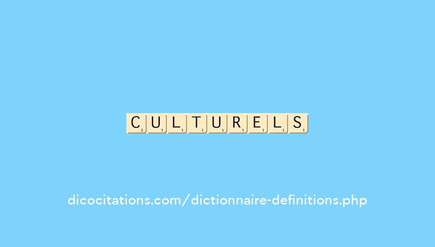 culturels culturels