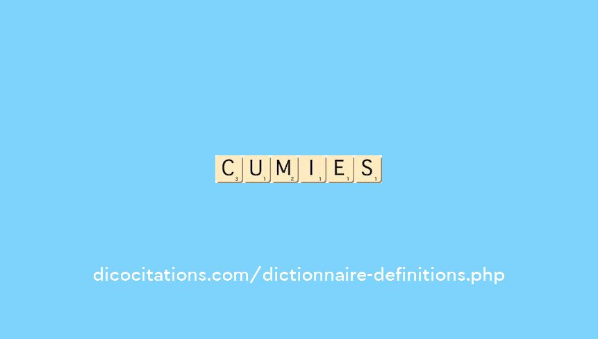 cumies
