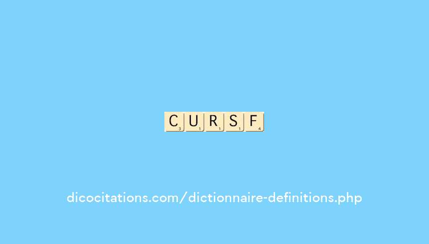 cursif cursif