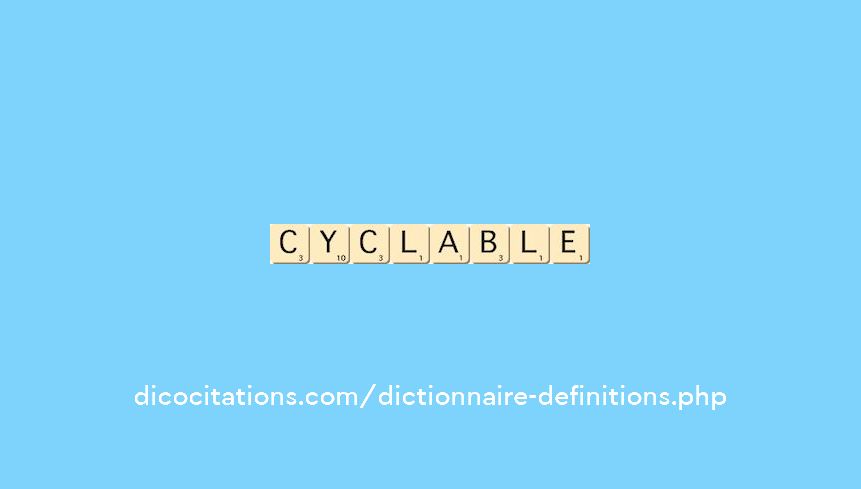 cyclable