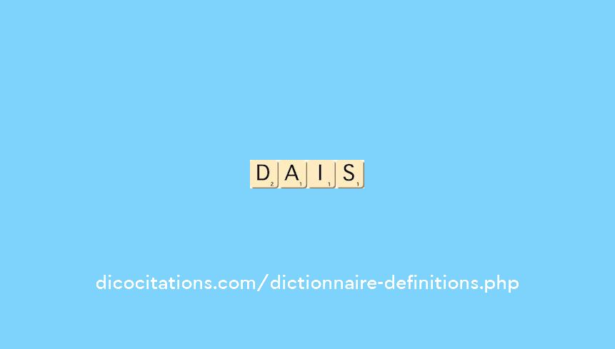 dais