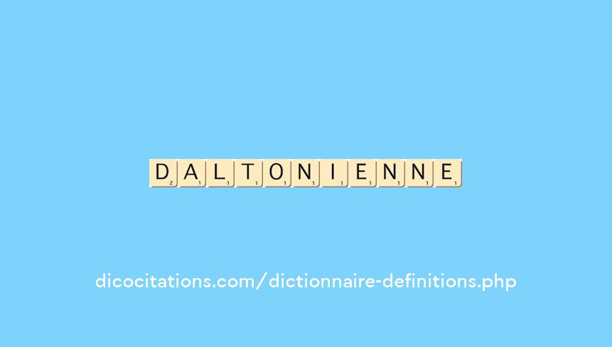daltonienne daltonienne