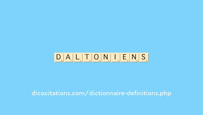 daltoniens