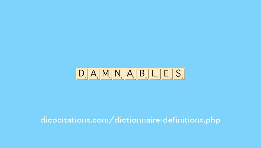 damnables damnables