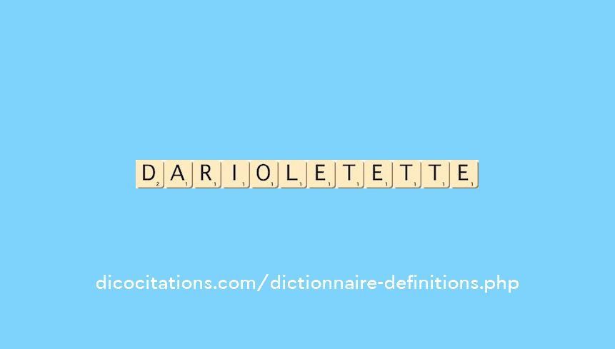 dariolet--ette