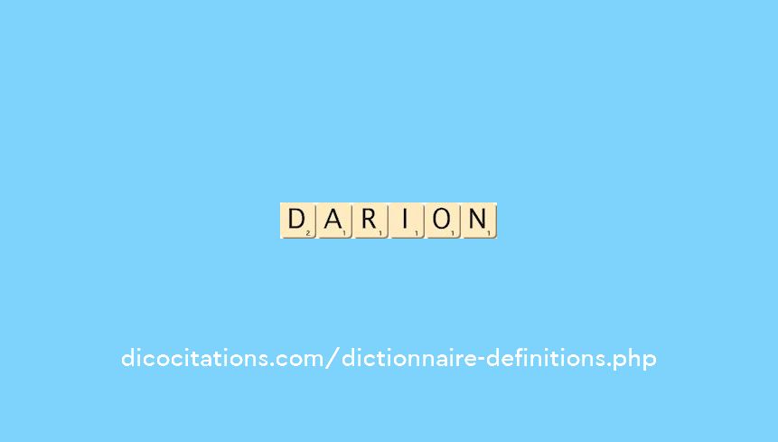darion darion