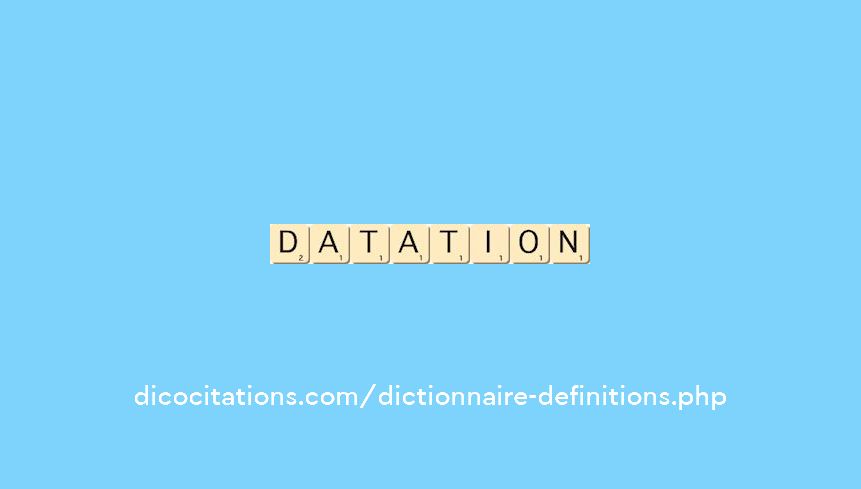 datation