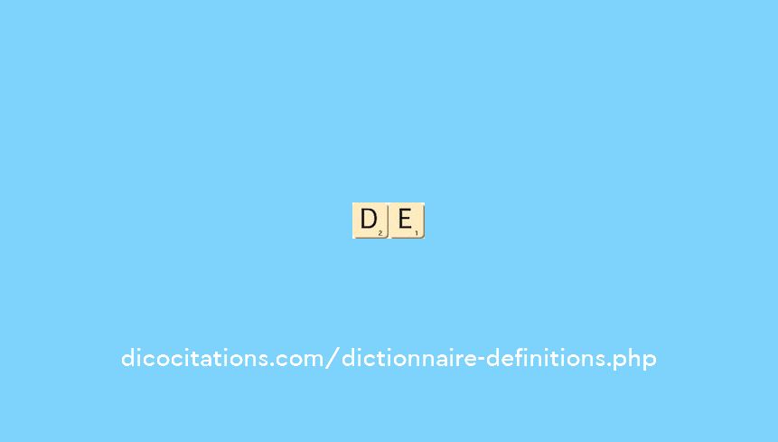 de