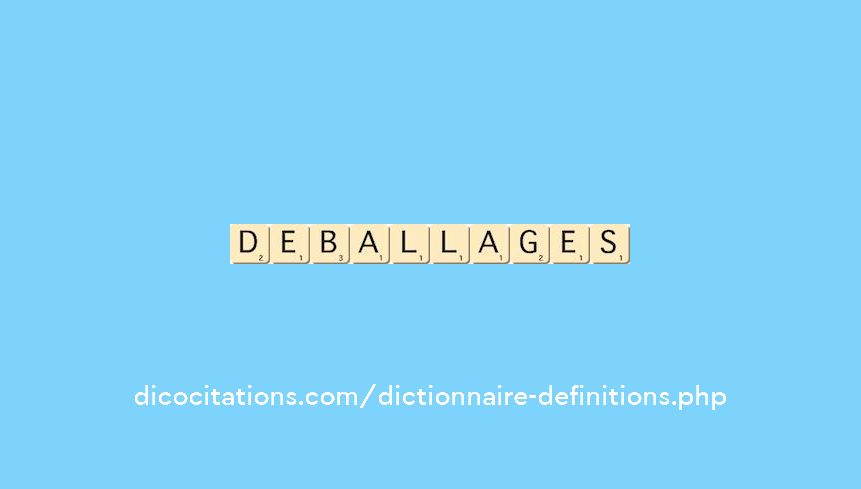 deballages deballages