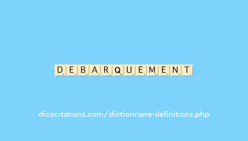 debarquement