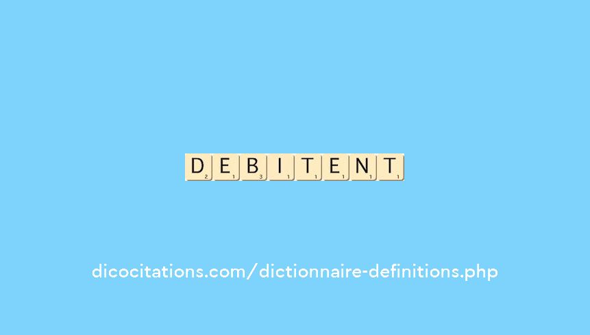 debitent debitent