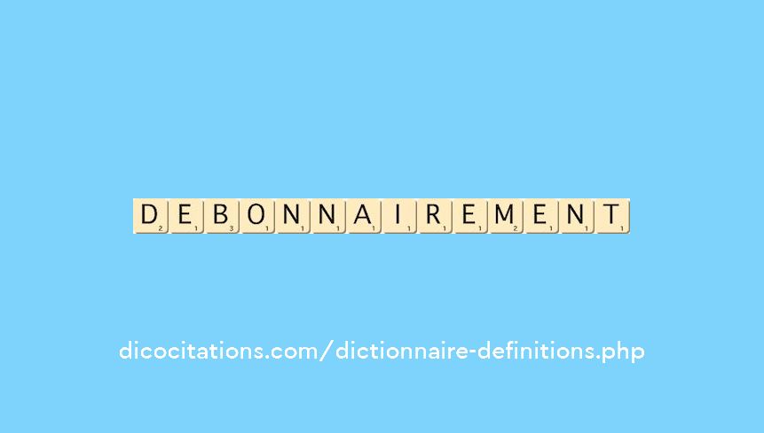 debonnairement