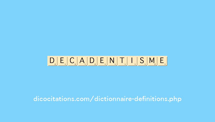 decadentisme decadentisme