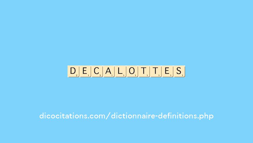 decalottes decalottes