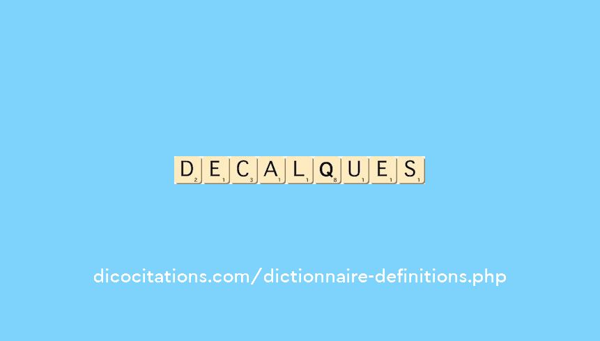 decalques decalques