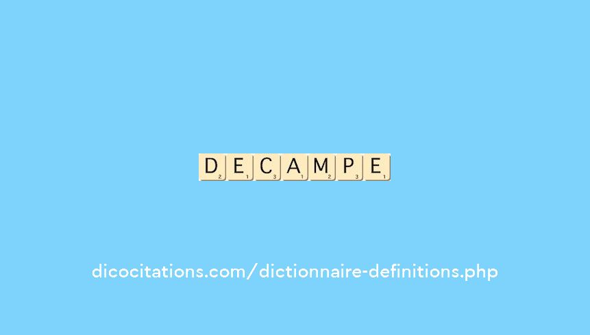 decampe decampe