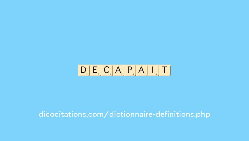 decapait decapait