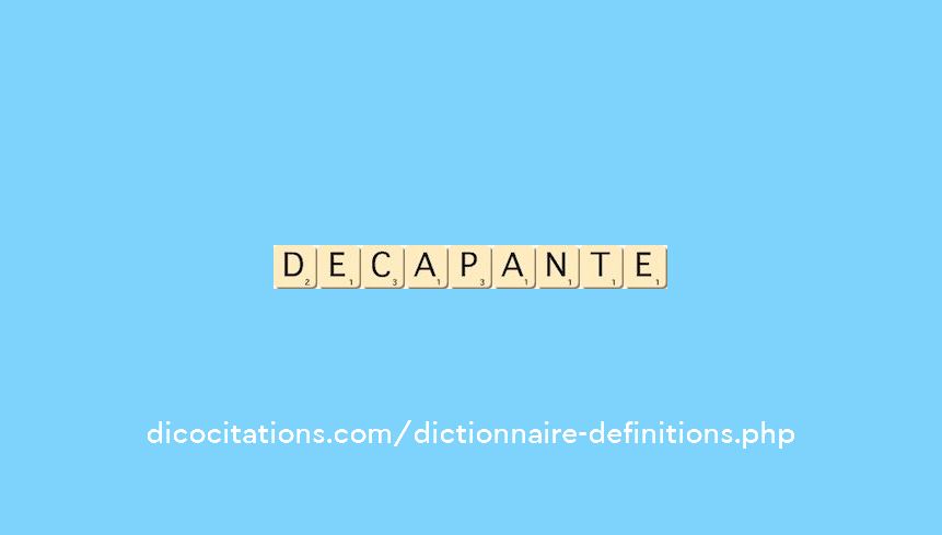decapante decapante