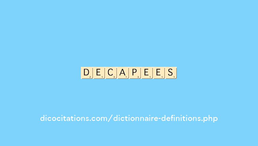 decapees decapees