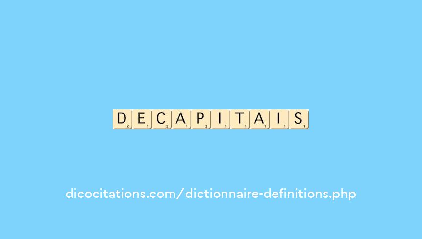 decapitais decapitais