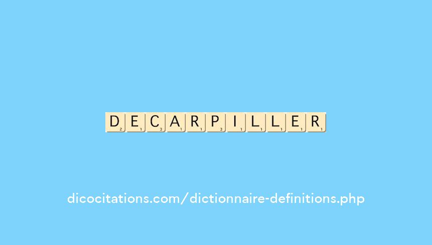 decarpiller decarpiller