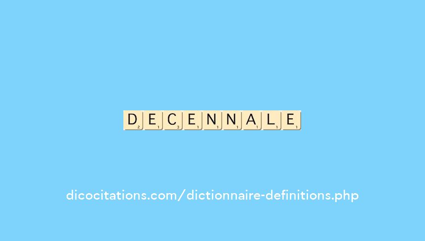 decennale decennale