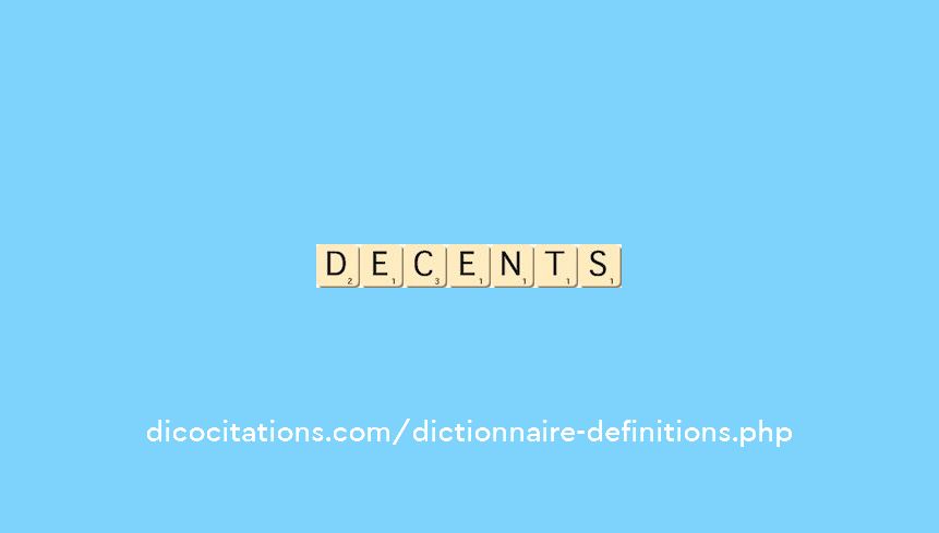 decents decents
