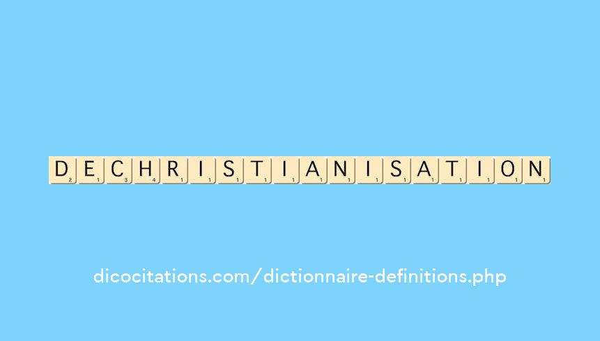 dechristianisation