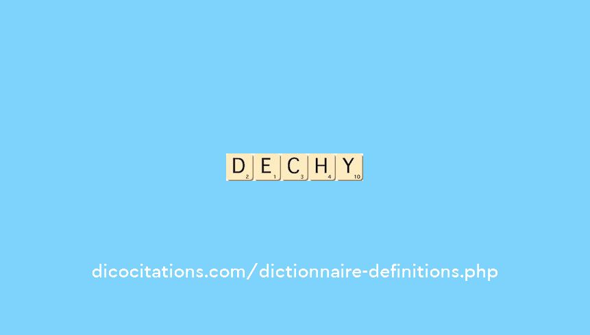 dechy