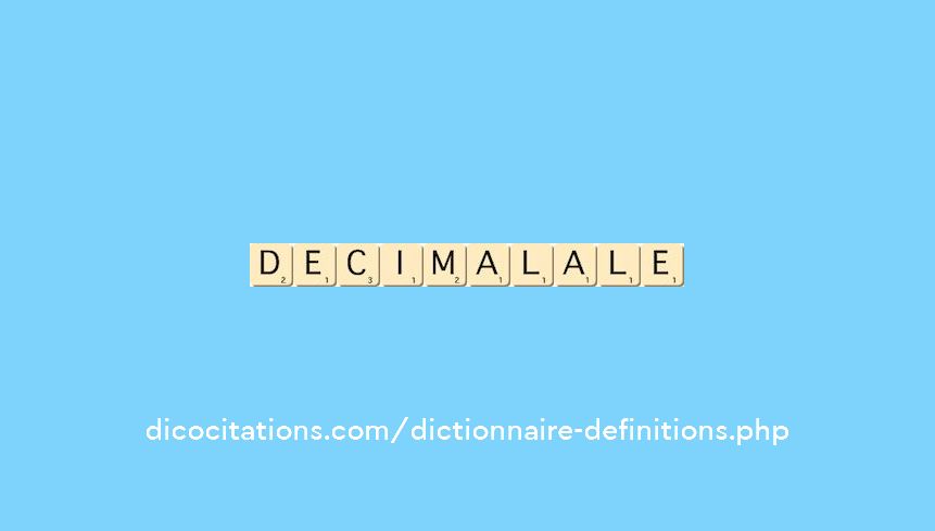 decimal--ale