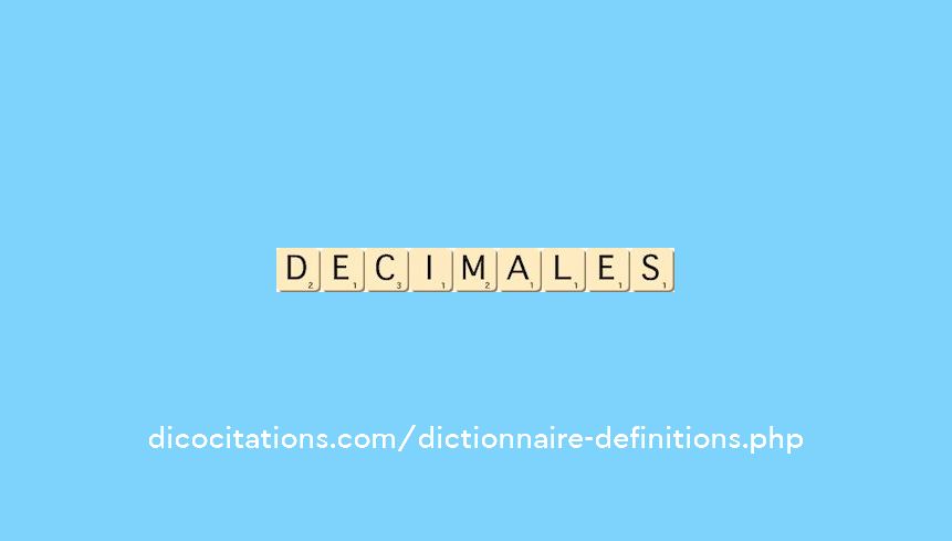 decimales decimales