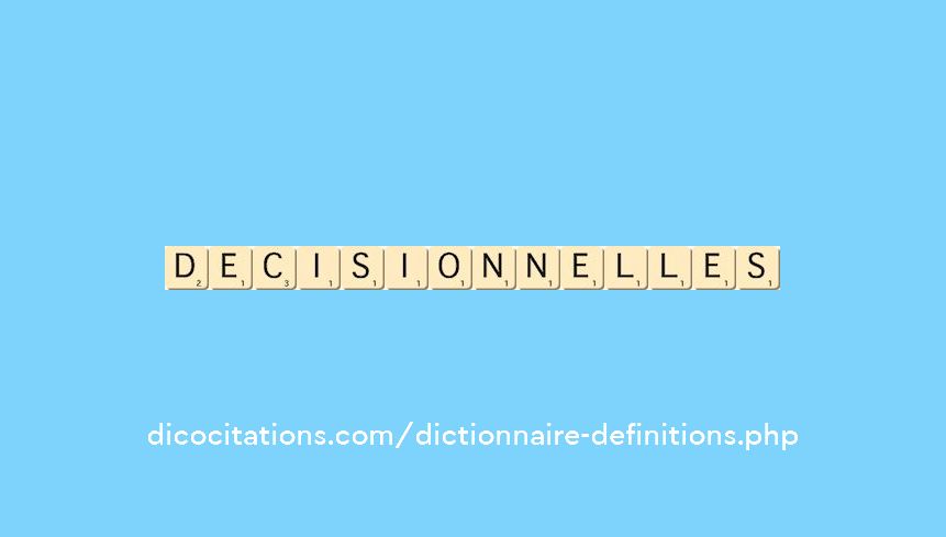 decisionnelles decisionnelles