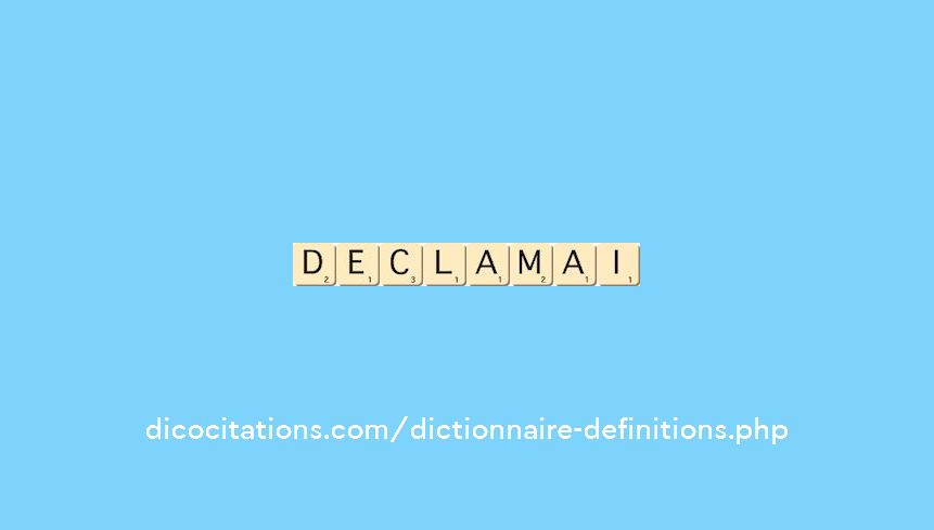 declamai declamai
