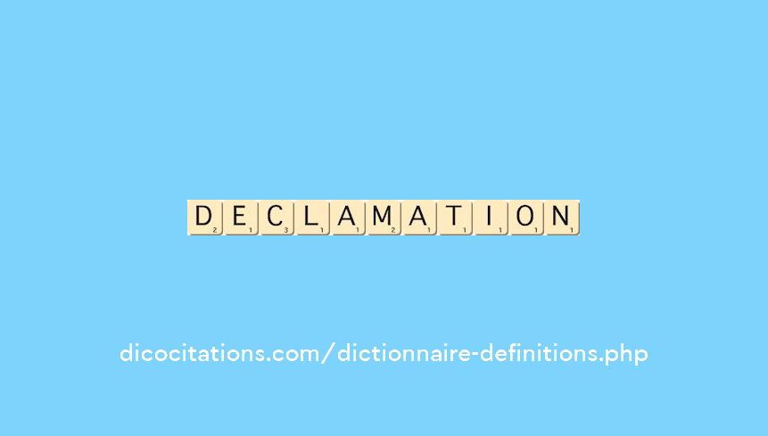 declamation