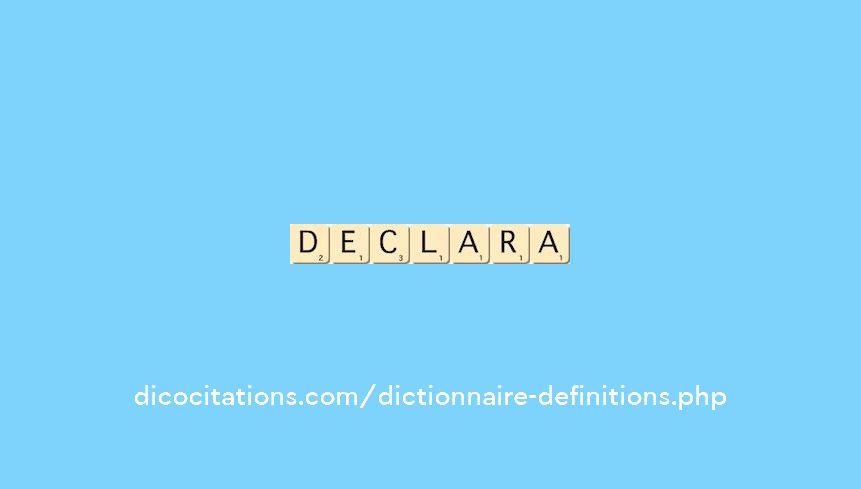 declara declara