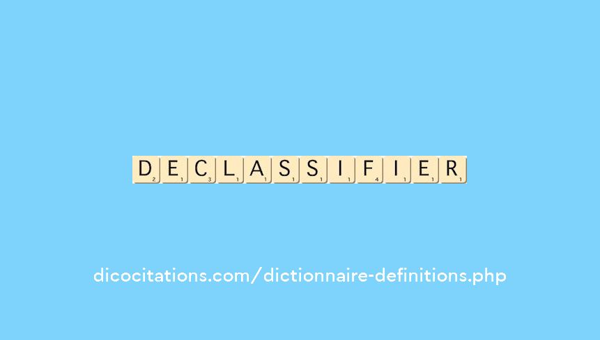 declassifier