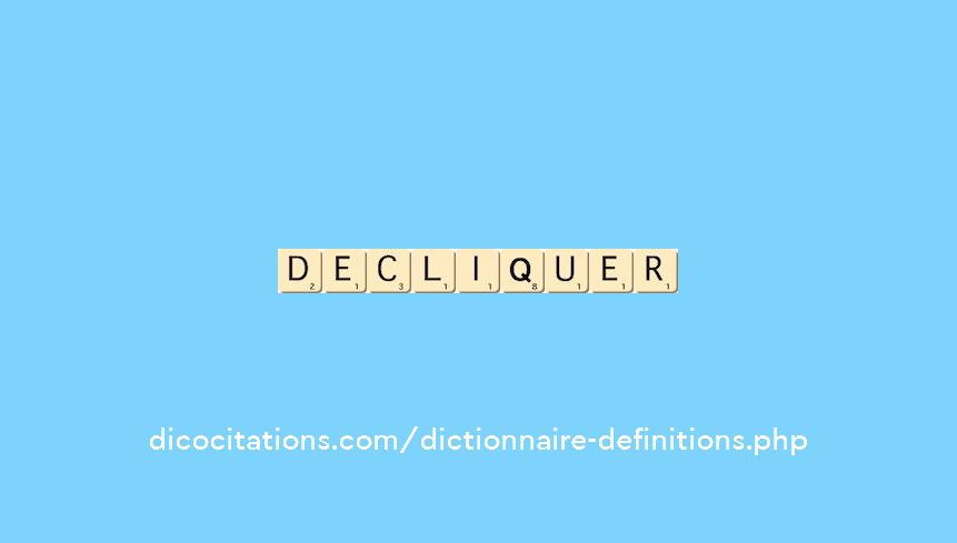 decliquer