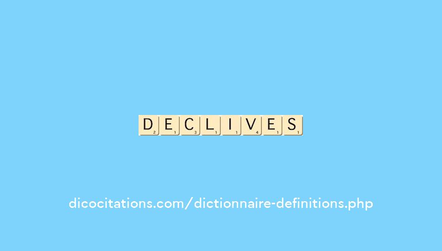 declives declives