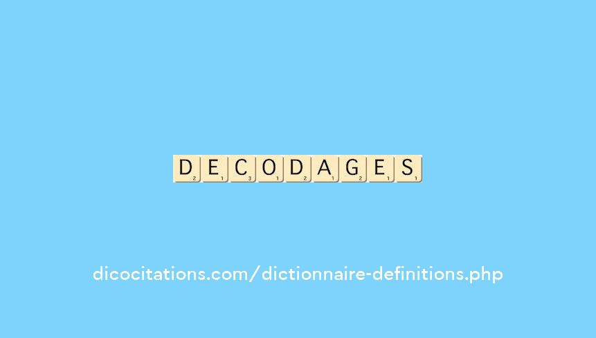 decodages decodages