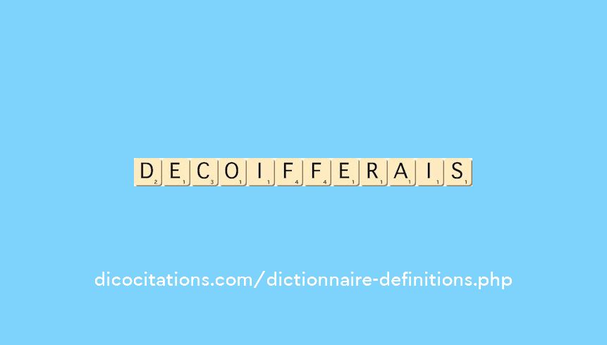 decoifferais