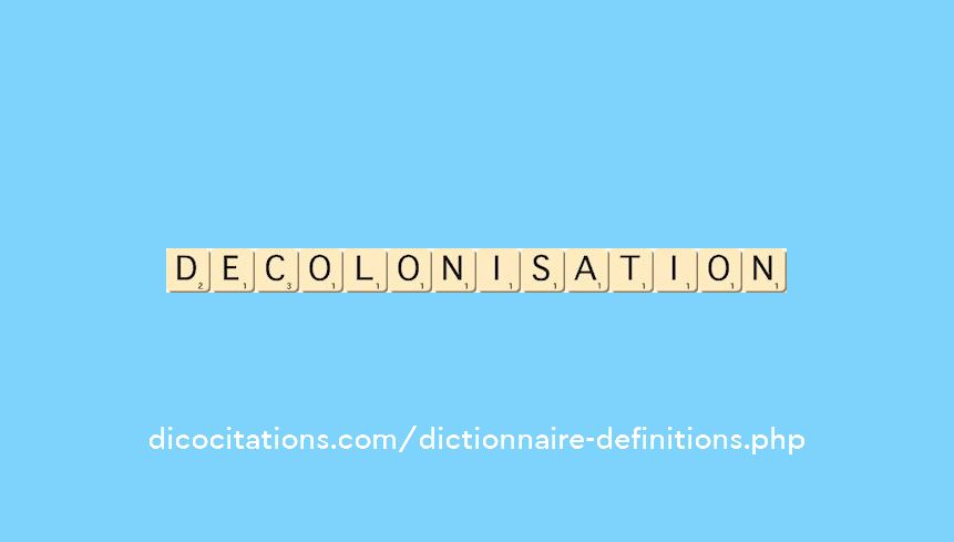 decolonisation
