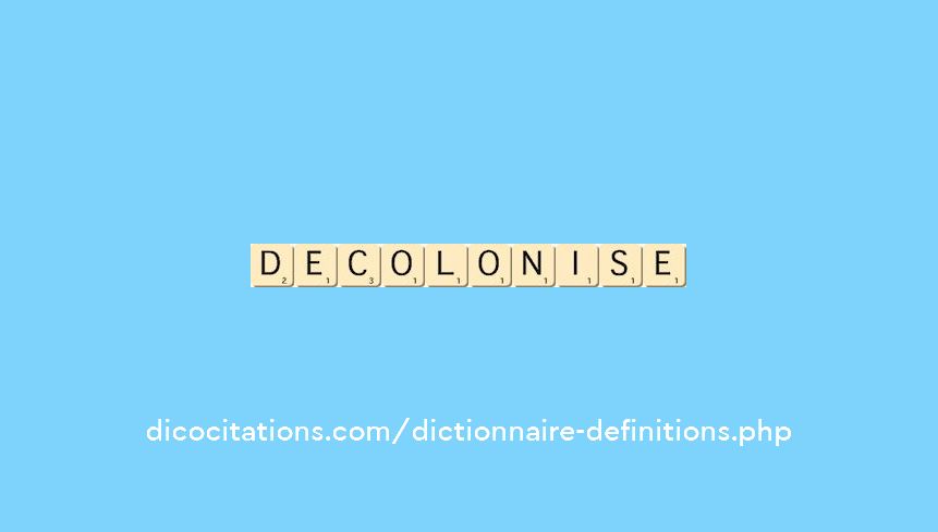 decolonise decolonise