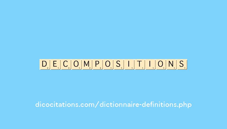 decompositions