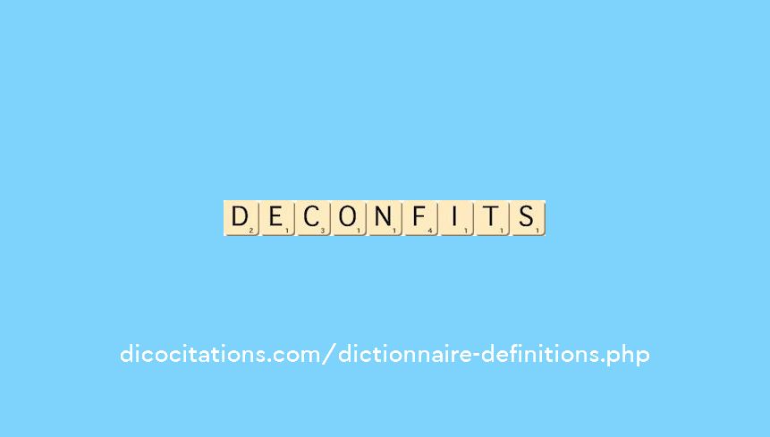 deconfits deconfits