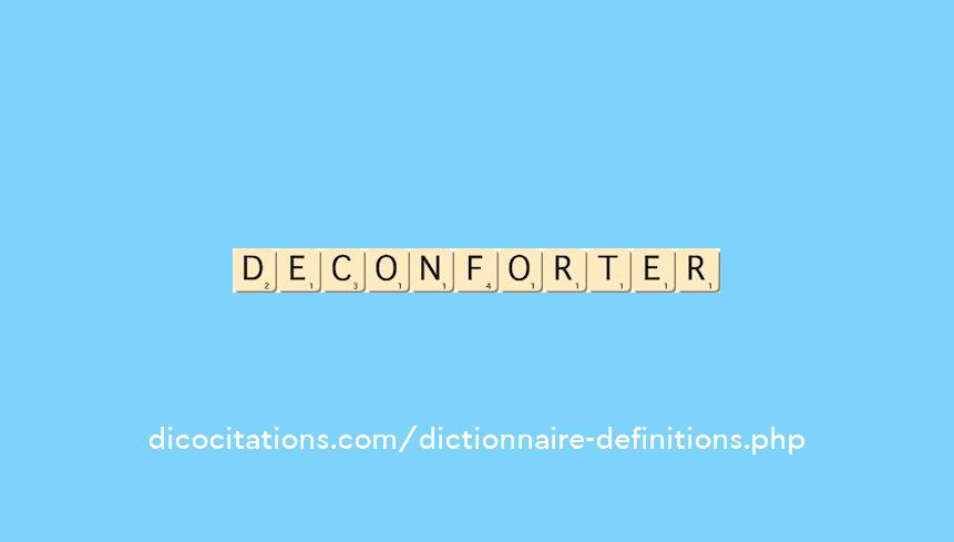 deconforter
