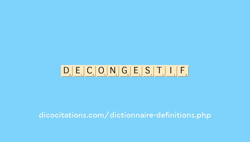 decongestif decongestif