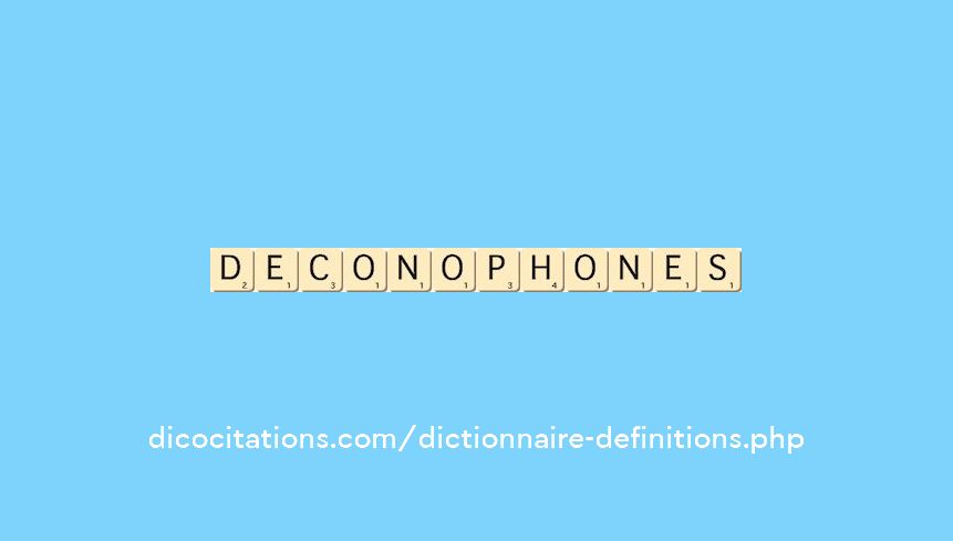 deconophones deconophones