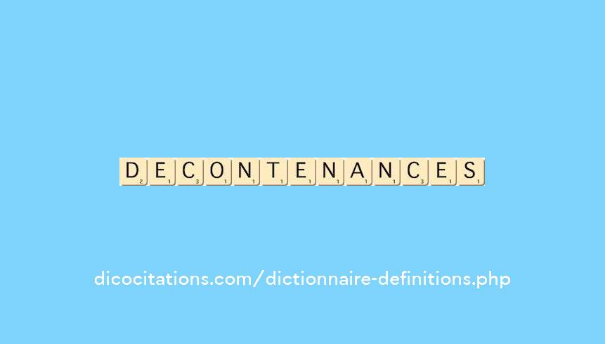 decontenances decontenances
