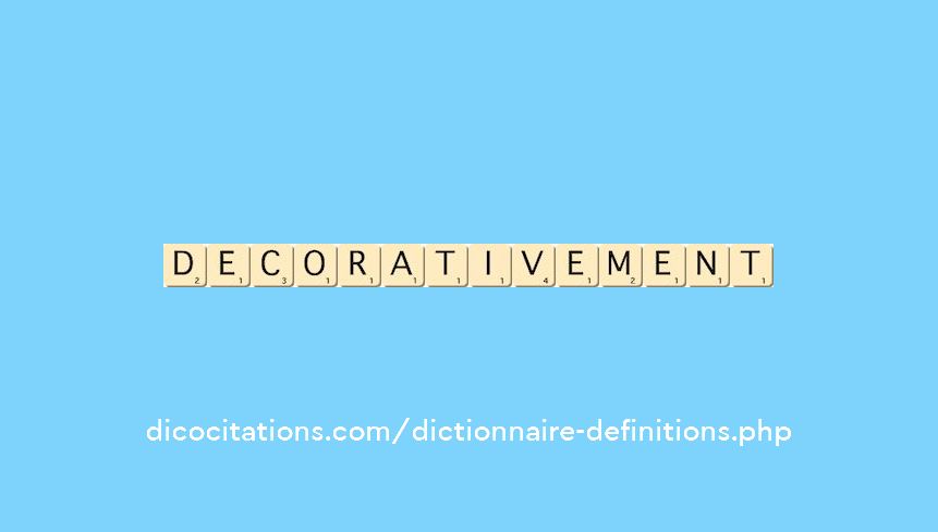 decorativement